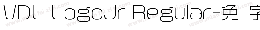 VDL LogoJr Regular字体转换